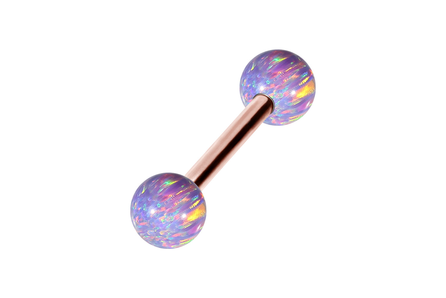 Titan Barbell Piercing SYNTHETISCHE OPALE